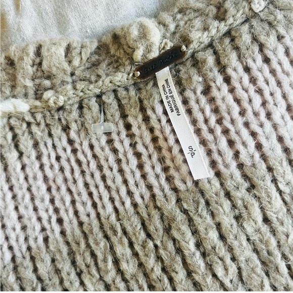 Free People Fine Time Cardigan in Neutral - Picture 5 of 8